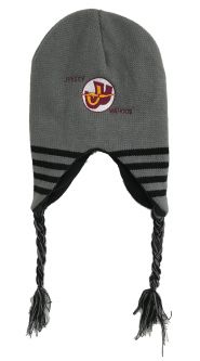 Jersey Wahoos Knit Beanie Hat with Ear Flaps