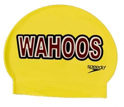 Jersey Wahoos Speedo Latex Swim Cap in Yellow
