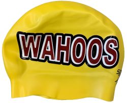 Jersey Wahoos Speedo Silicone Swim Cap in Yellow